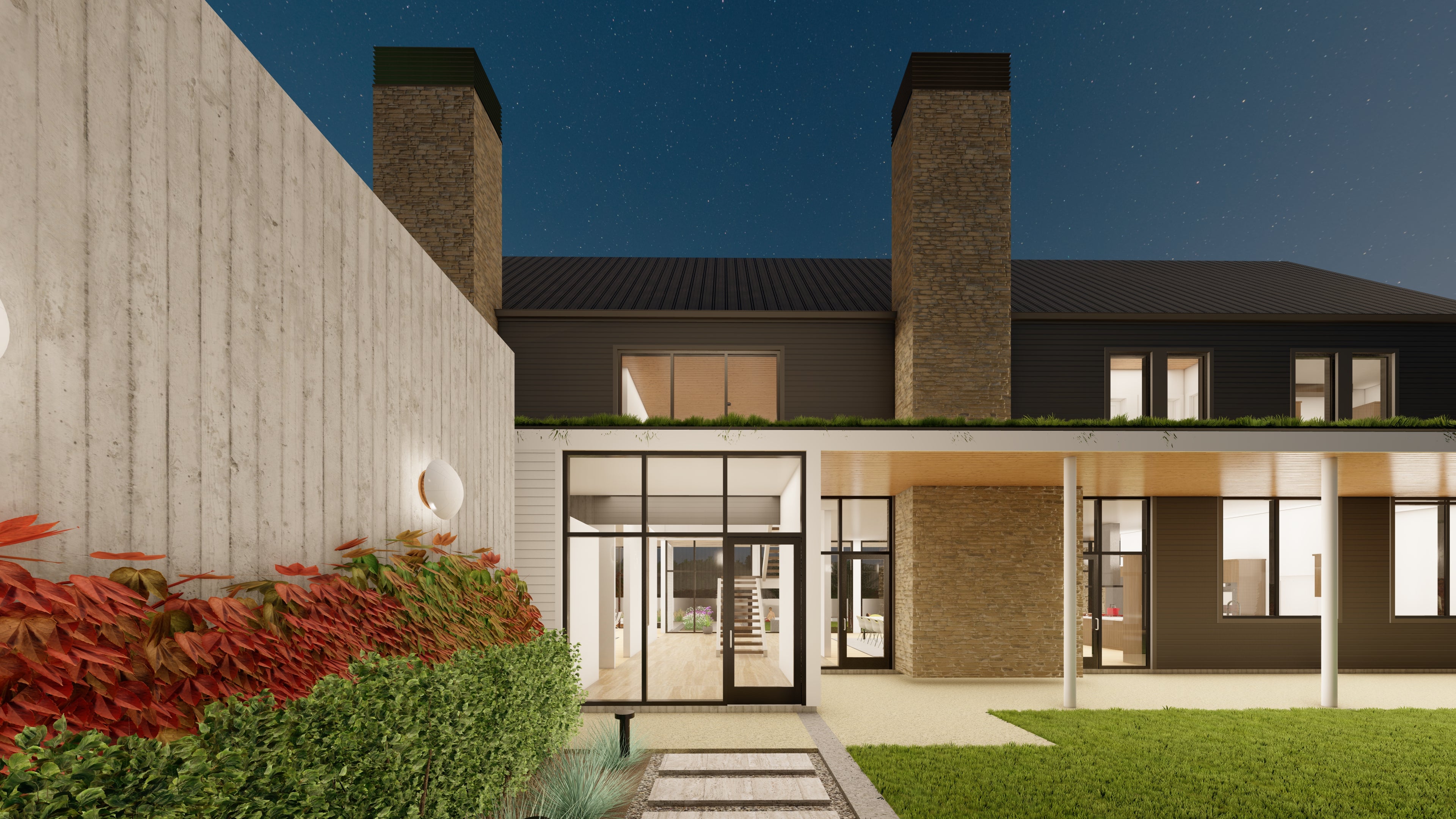 Setting Sun House
