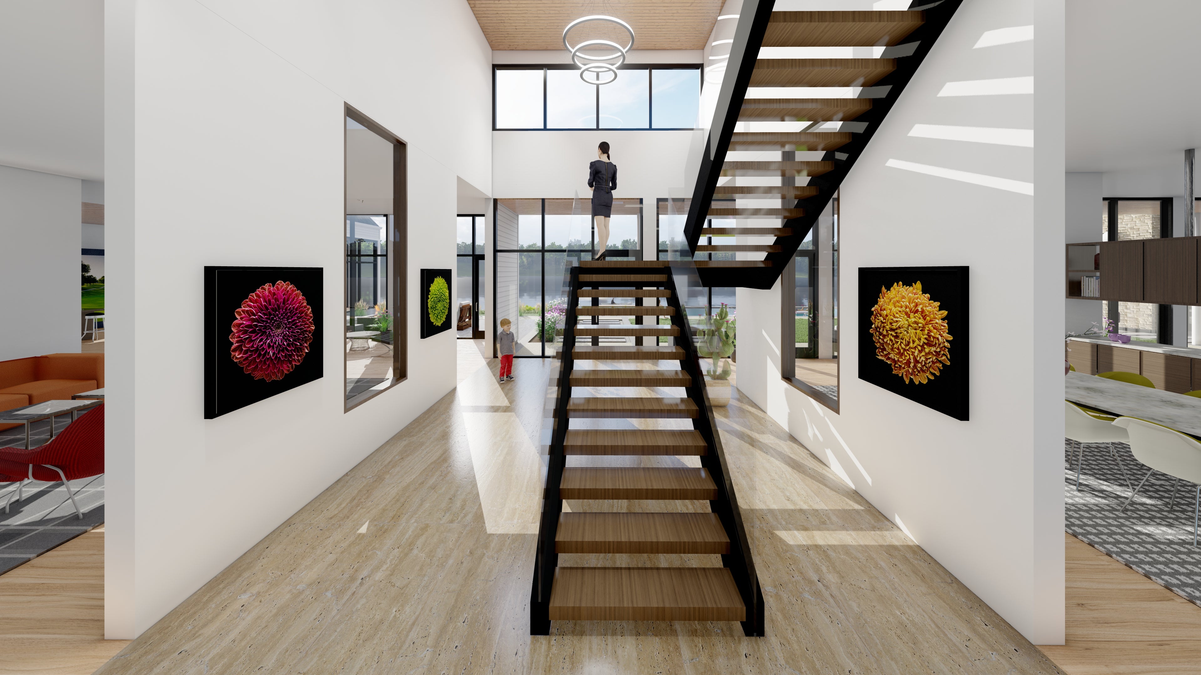 Setting Sun House