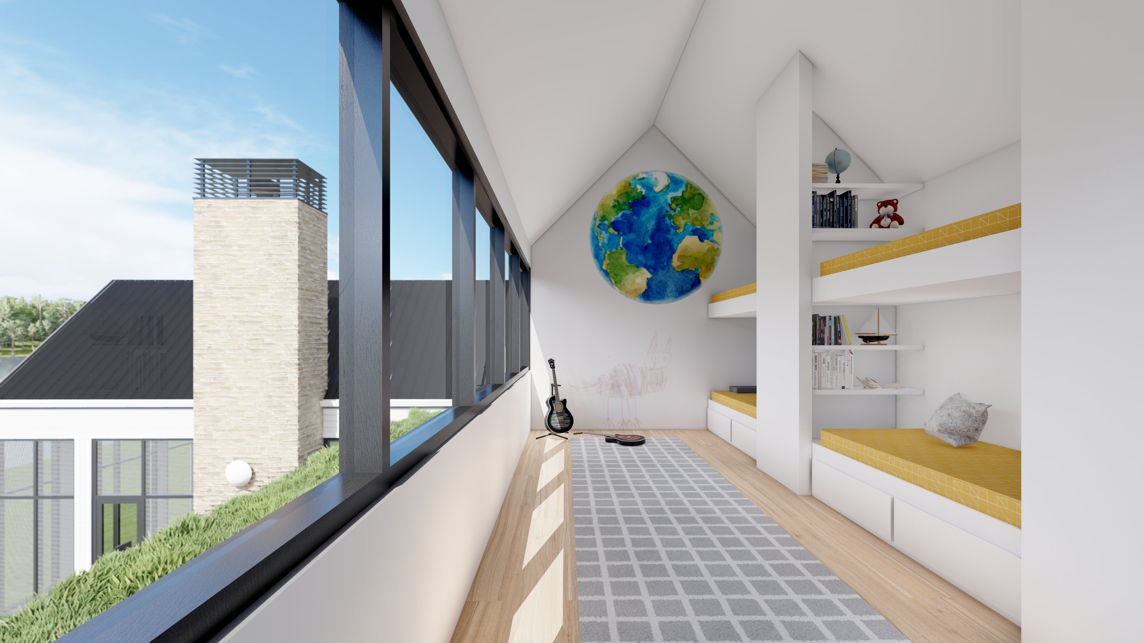 Setting Sun House