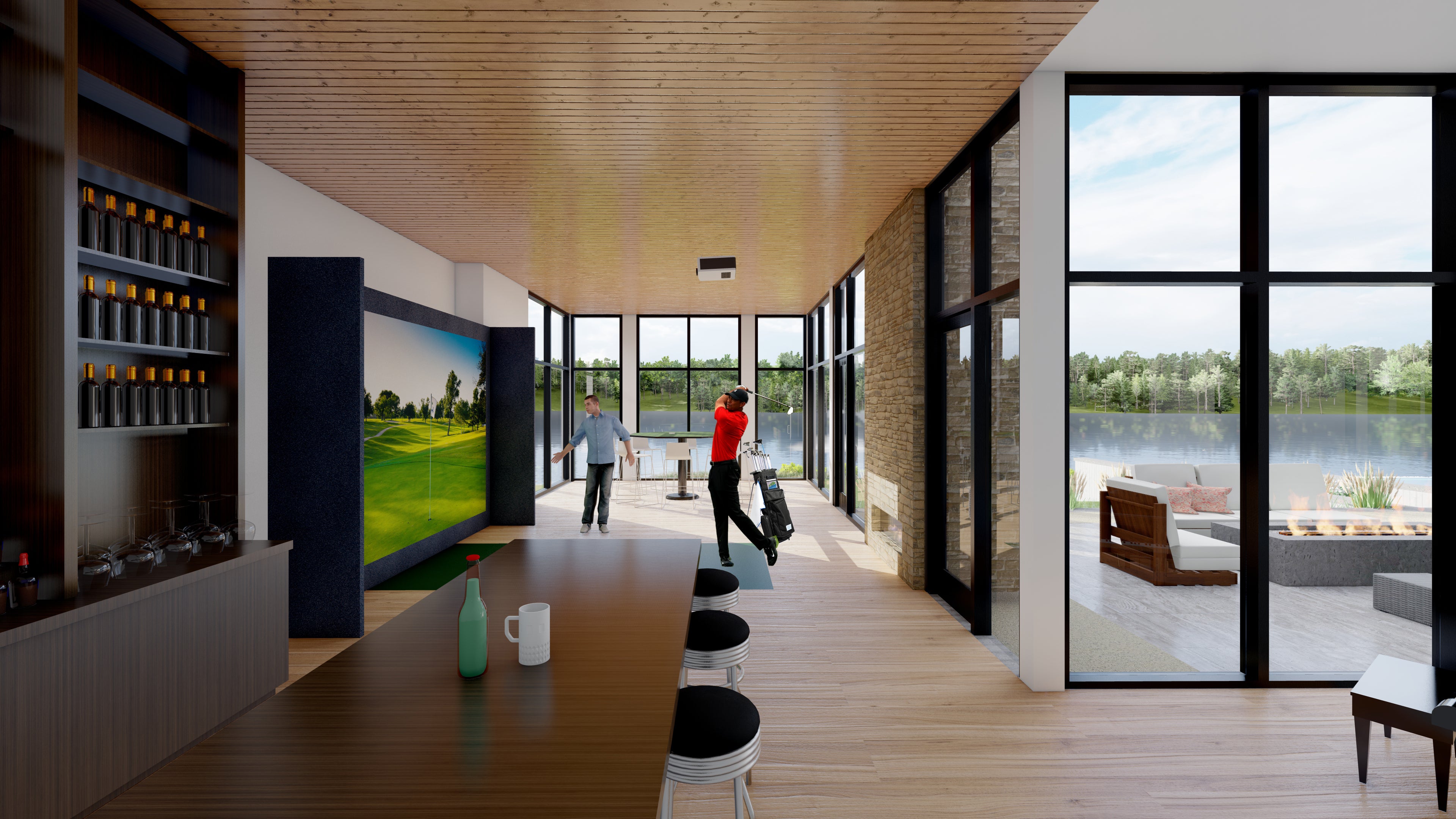 Setting Sun House