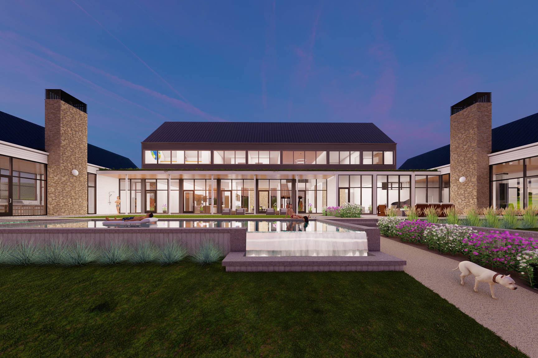 Setting Sun House