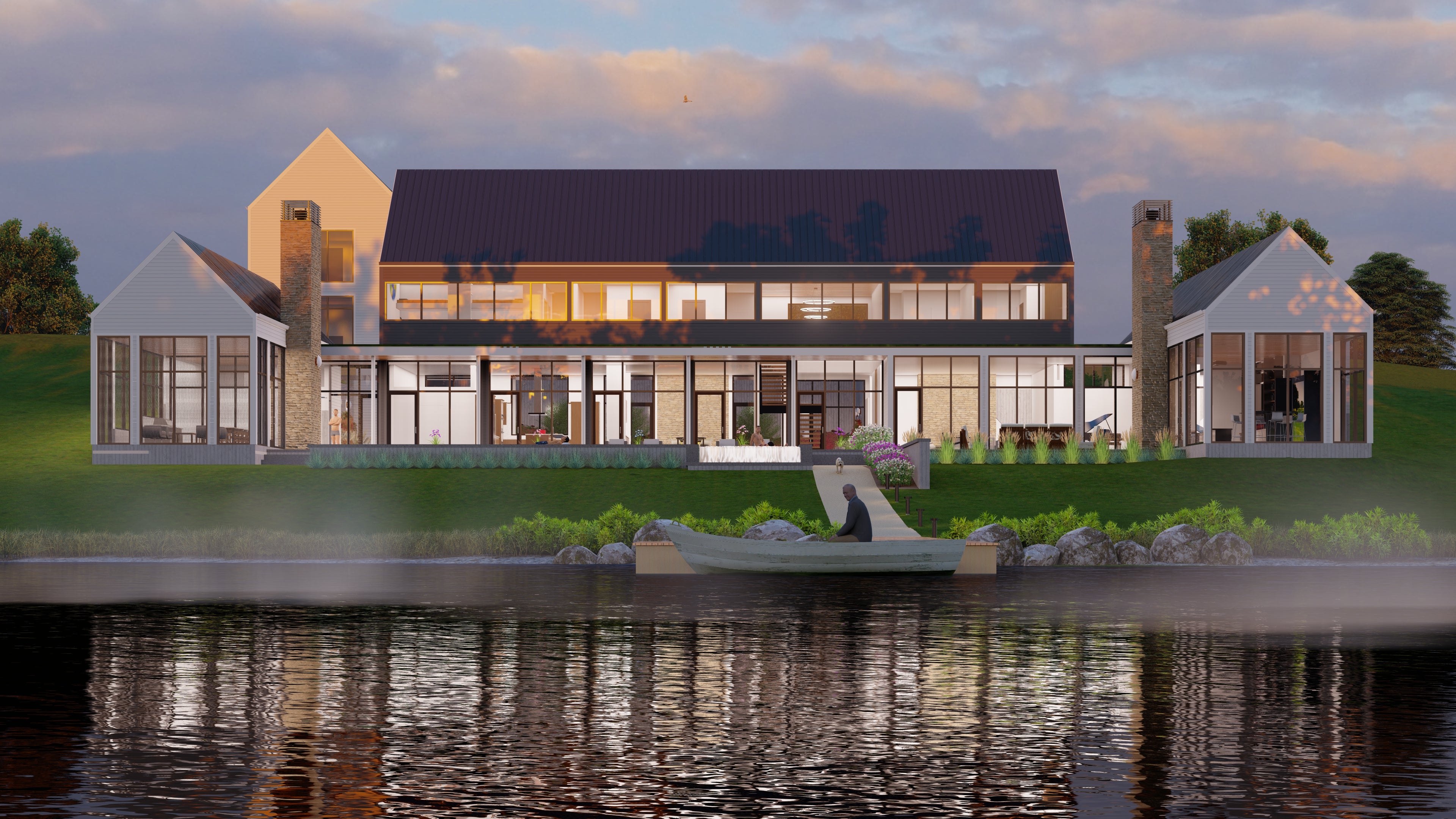 Setting Sun House