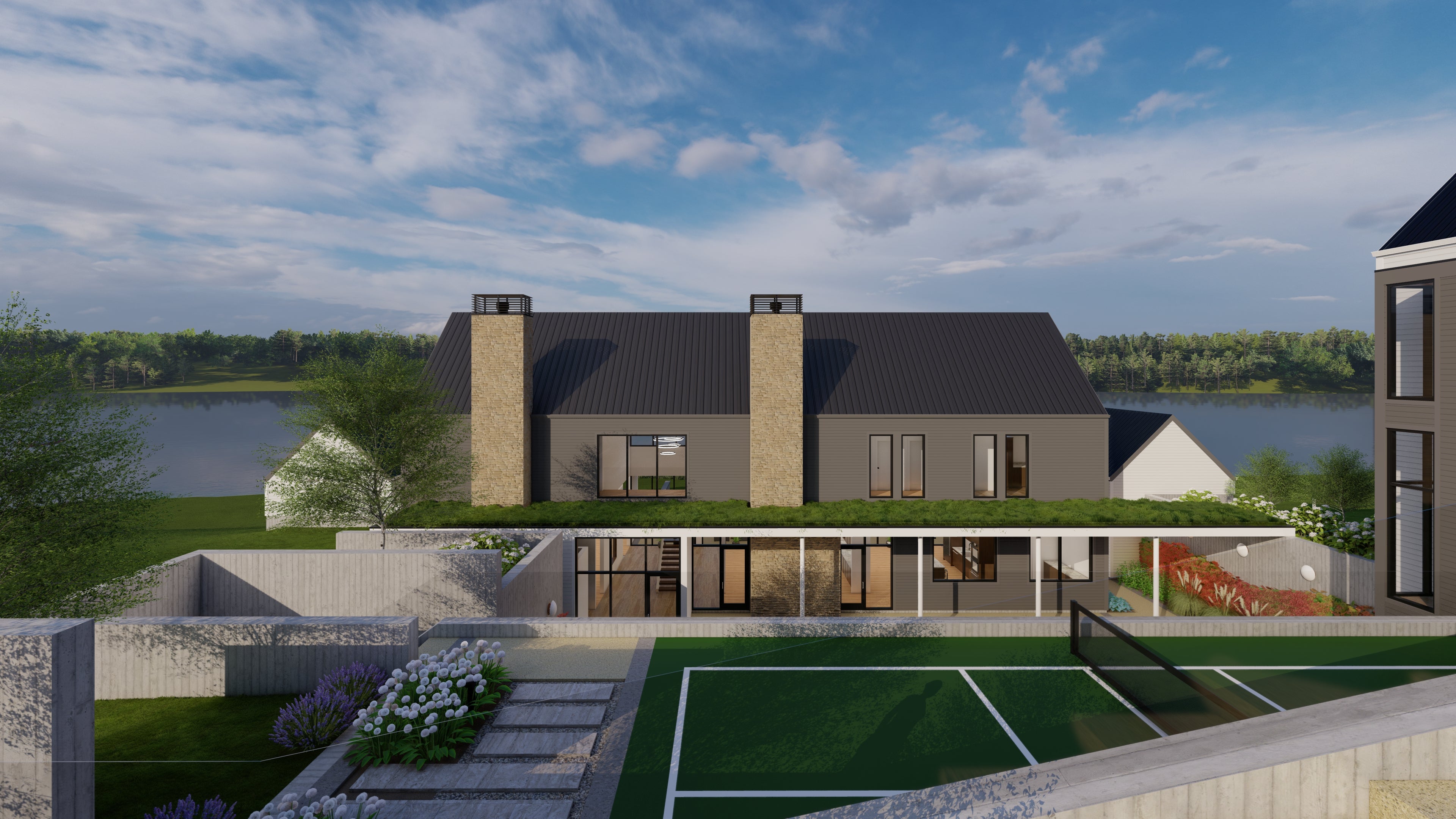 Setting Sun House