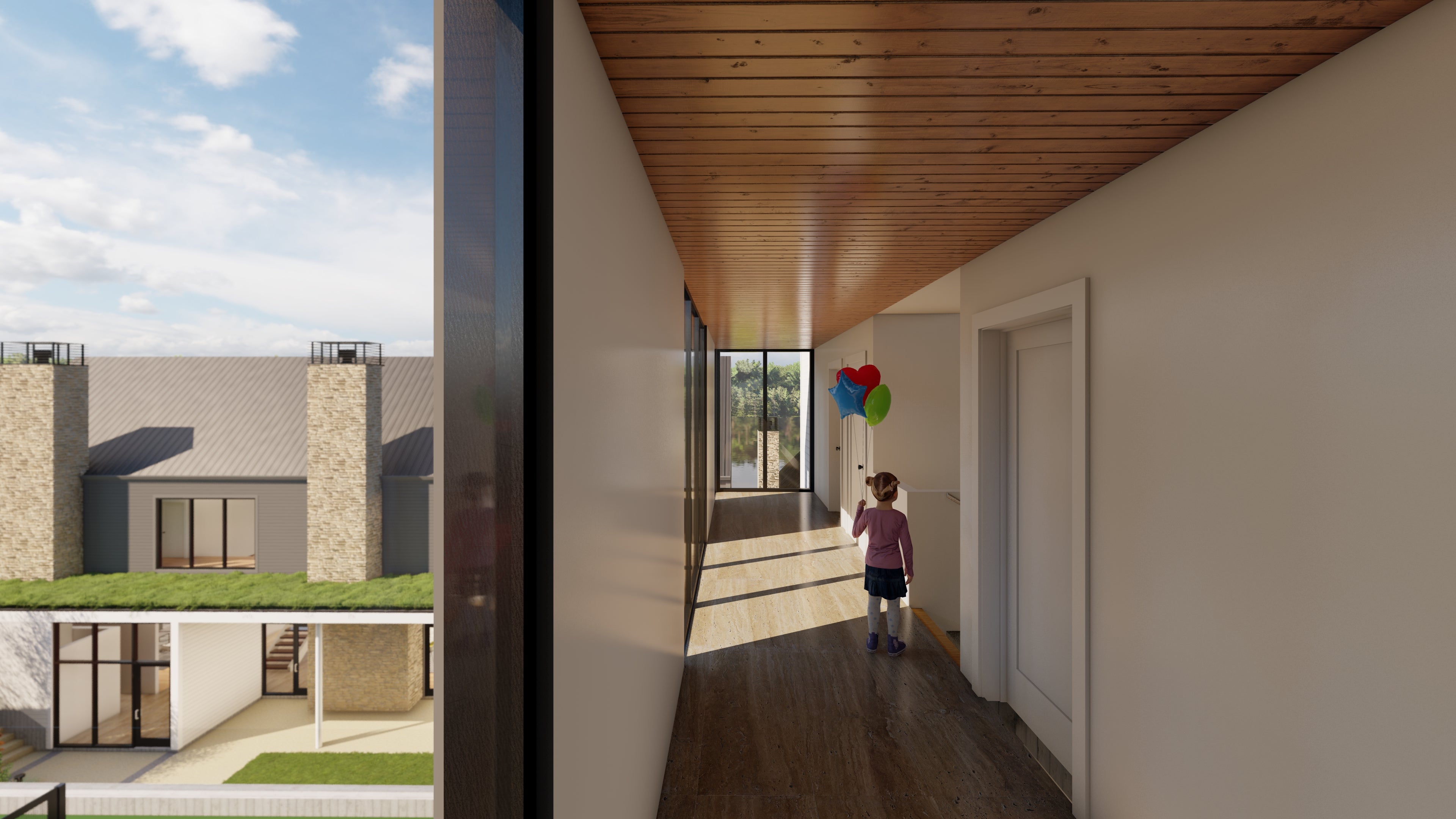 Setting Sun House