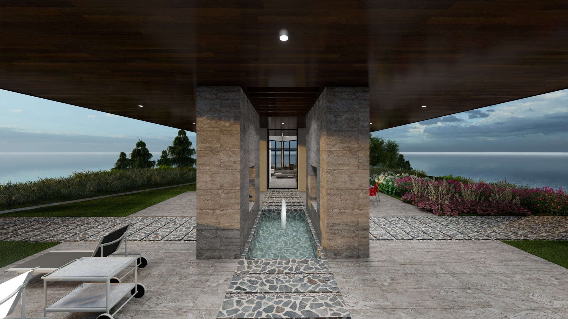 Loon House on the lake, designed by Akar Architectture.