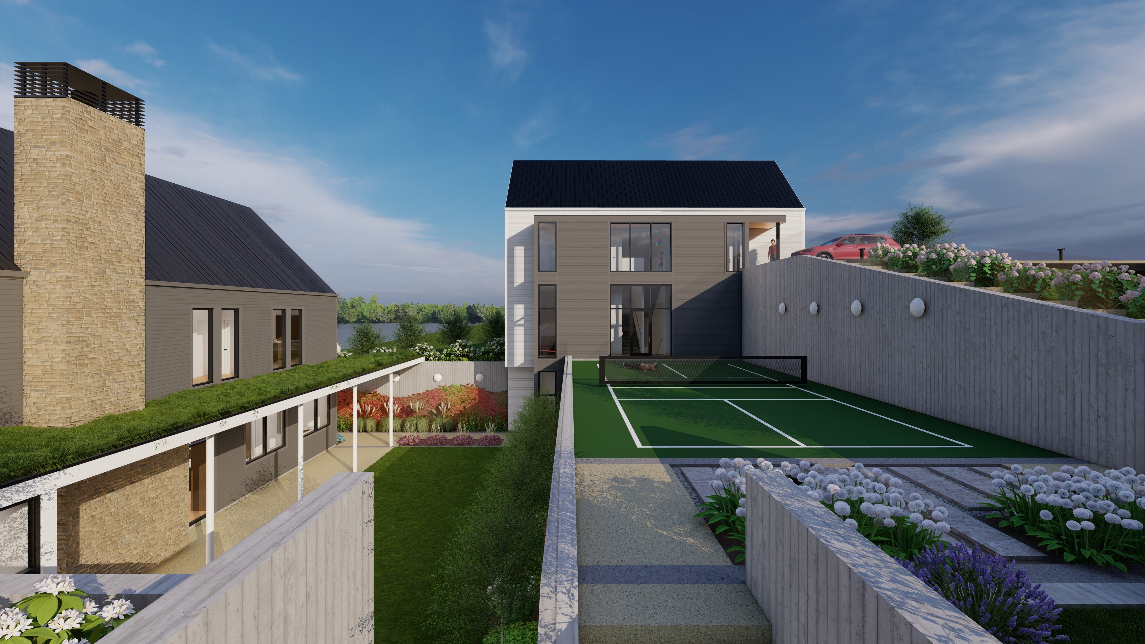 Setting Sun House