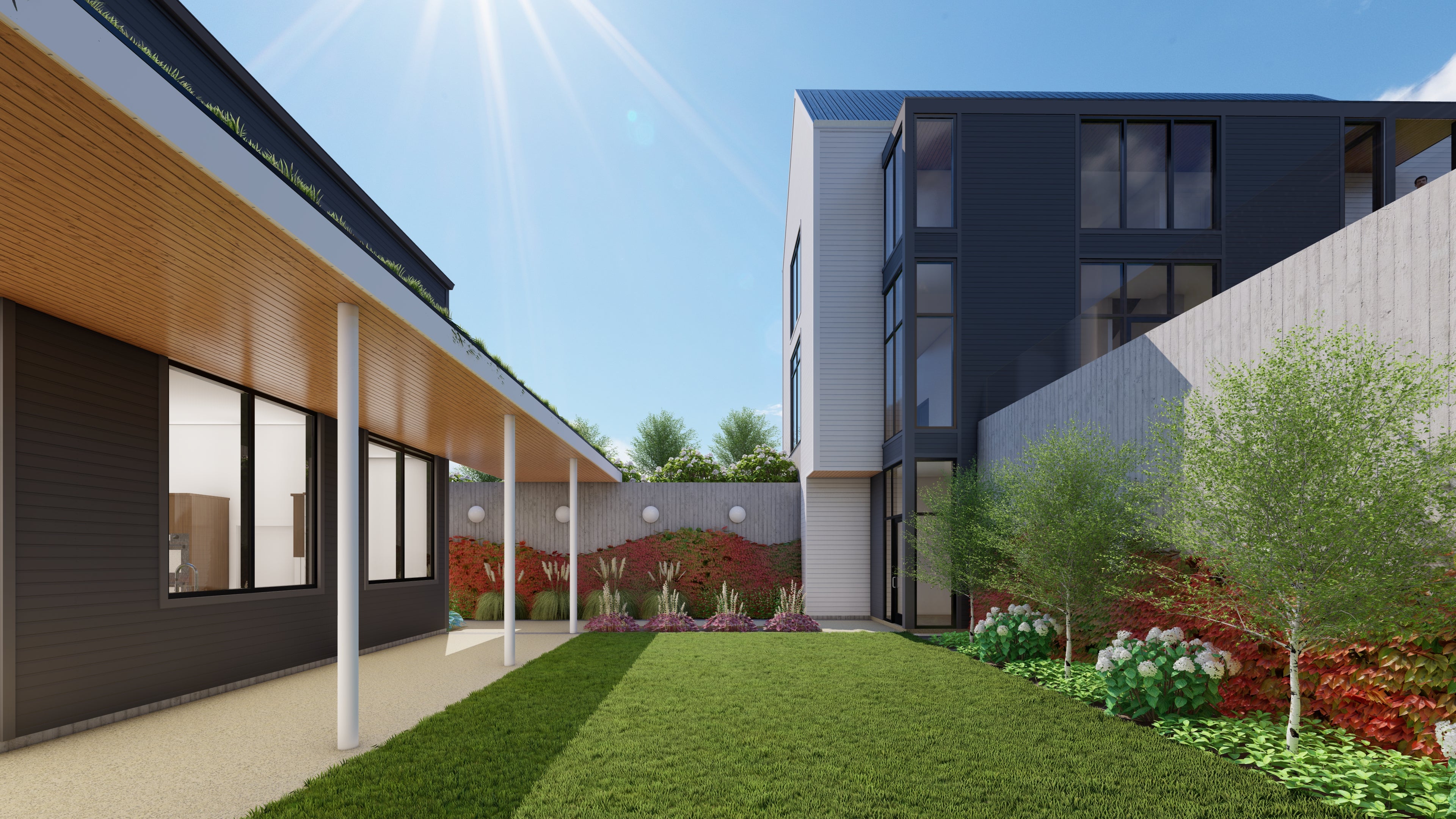 Setting Sun House