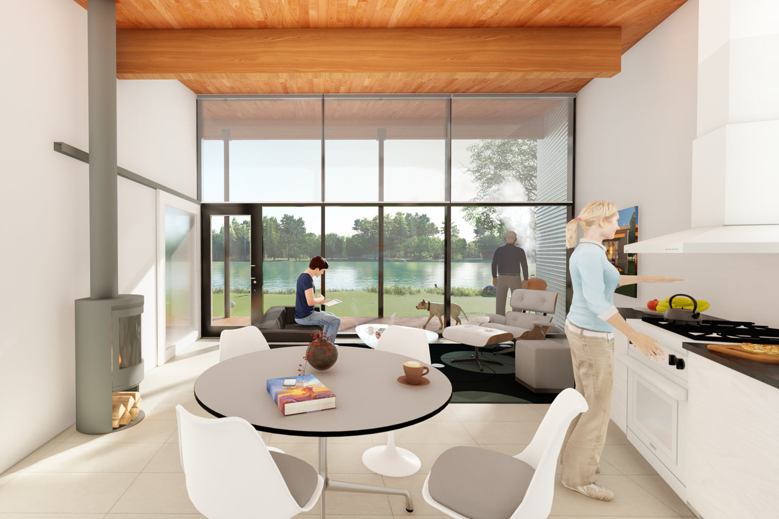 35mm House, Iowa. Residential Architecture by Akar Architecture, Iowa City, Iowa