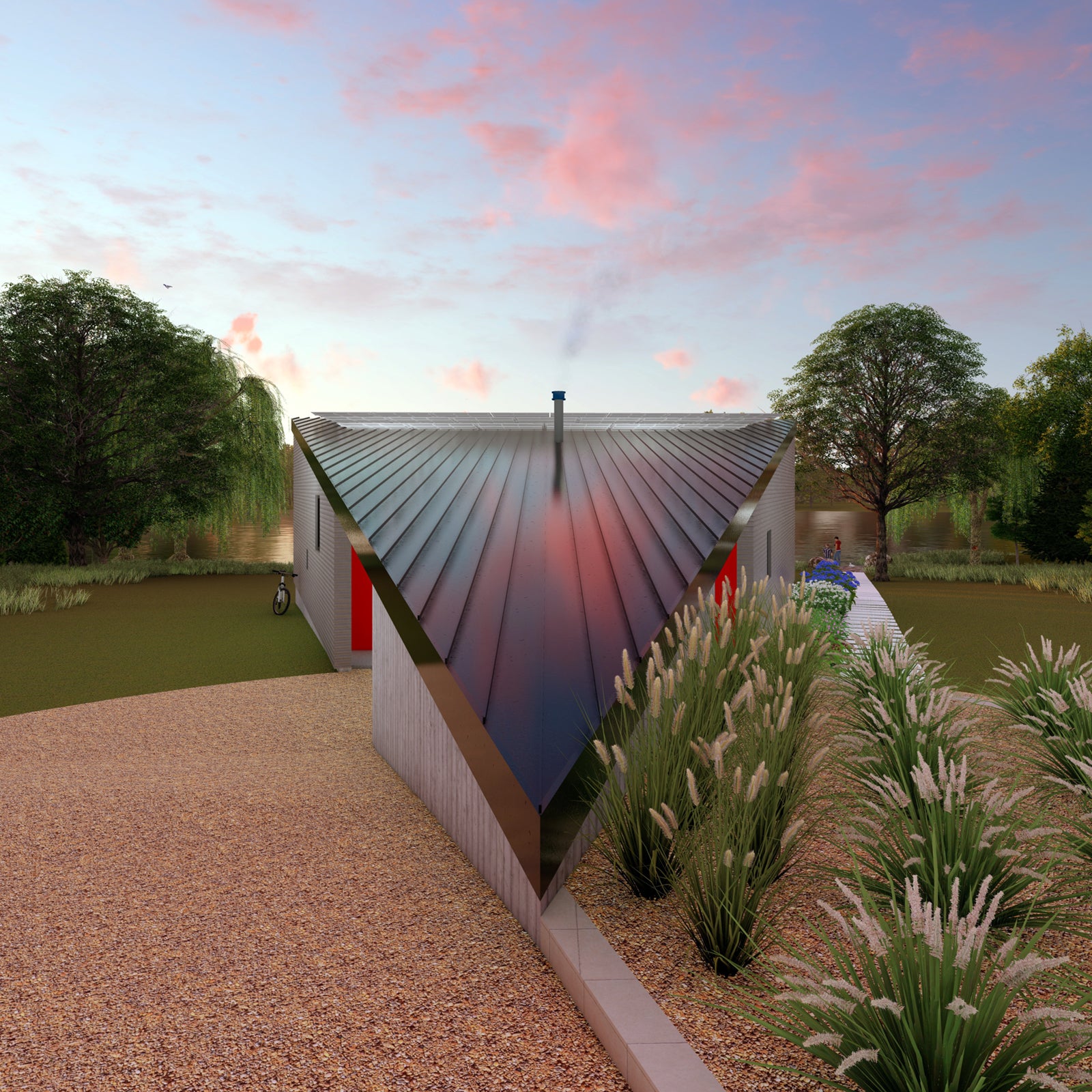 35mm House, Iowa. Residential Architecture by Akar Architecture, Iowa City, Iowa