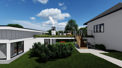 Frees Pool house / Greenhouse