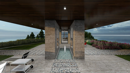 Loon House on the lake, designed by Akar Architectture.
