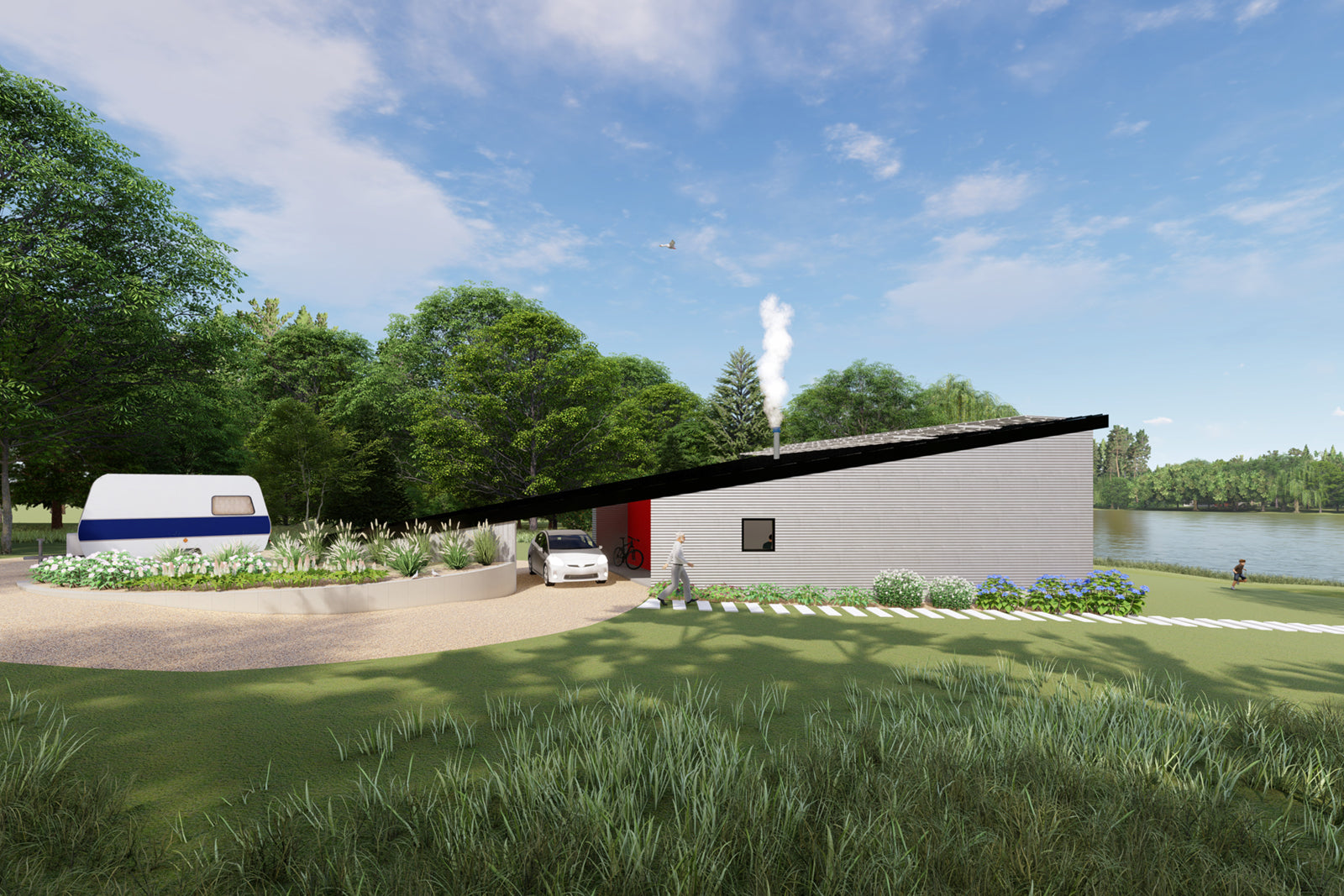 35mm House, Iowa. Residential Architecture by Akar Architecture, Iowa City, Iowa