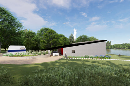 35mm House, Iowa. Residential Architecture by Akar Architecture, Iowa City, Iowa