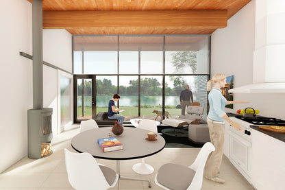 35mm House, Iowa. Residential Architecture by Akar Architecture, Iowa City, Iowa