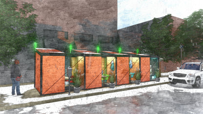 Iowa City outdoor dining module